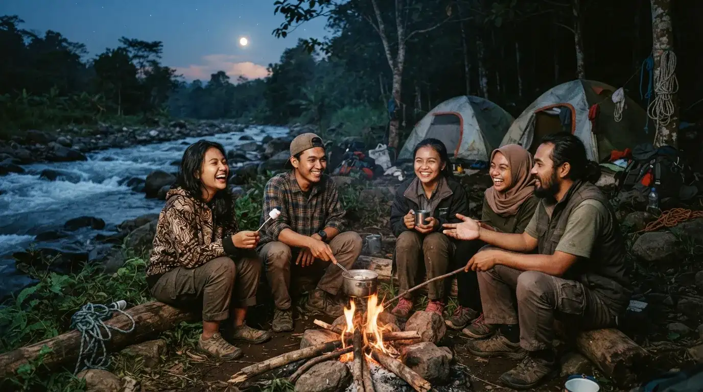 Slide THE BEST EXCLUSIVE CAMPING — Grand Titik Kumpul