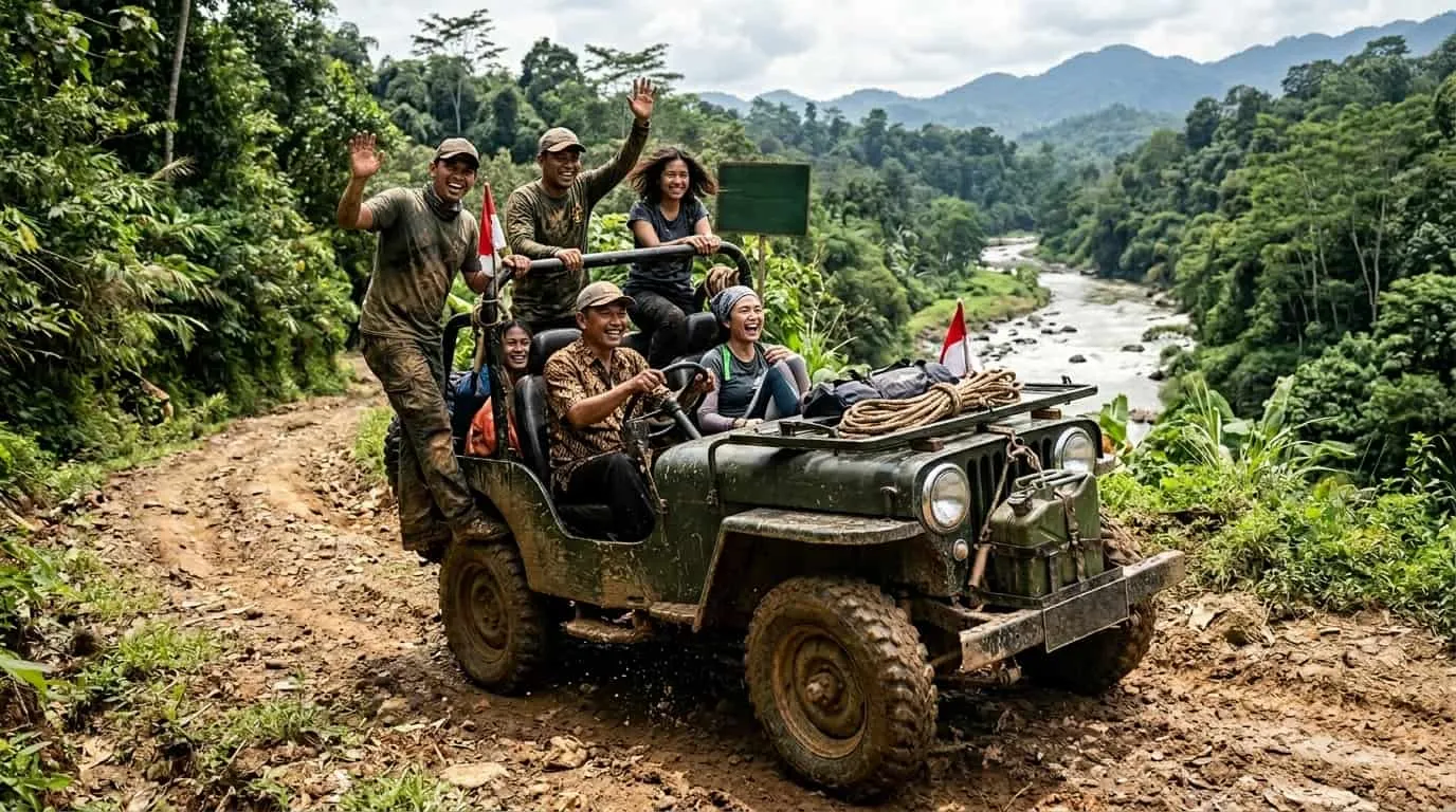Off Road Menantang di Bogor