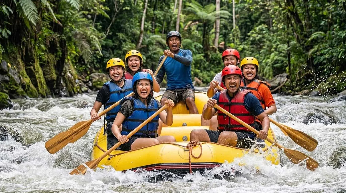 Tempat rafting Cisadane di Grand Titik Kumpul Bogor