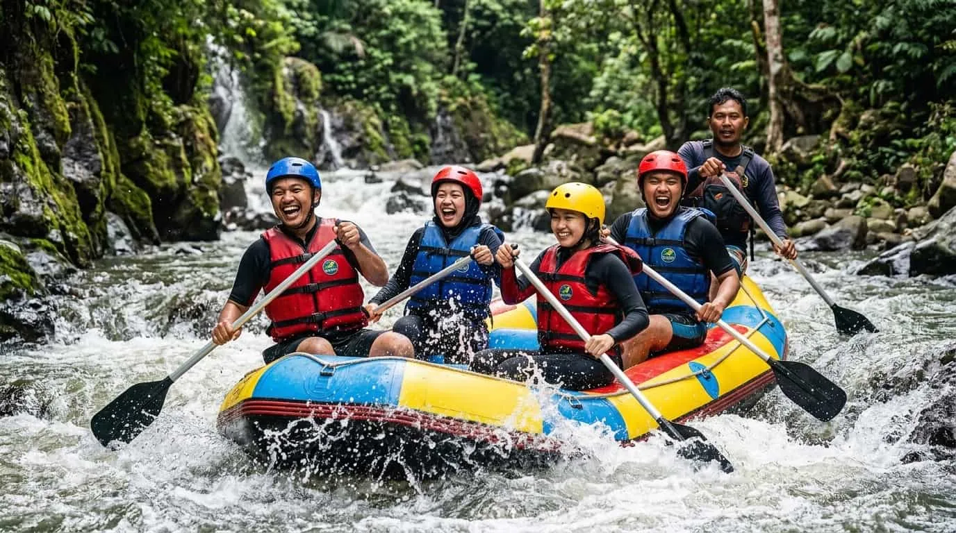 Ide Kegiatan Weekend: Rafting Bogor Akhir Pekan